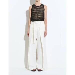 NEW CHRISTIAN WIJNANTS pomello wide leg pants in off white